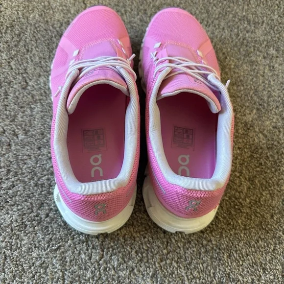 On Running Women's Pink Sneakers - Picture 5 of 7